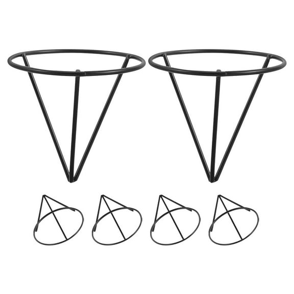 DEEPCRAFF 6Pcs Hydroponic Growing System Iron Triangular Planting Rack For Gardeners And Hydroponic Farmers