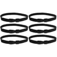 thumbnail image 1 of 6pcs Trash Can Band Elastic Trash Bag Fixing Circle Adjustable Garbage Bin Opening Band, 1 of 7