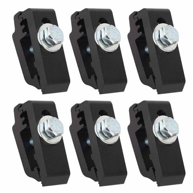6pcs Truck Bed Cover Clamps 1112514 Aluminum Low Pro Truck Cap Mounting