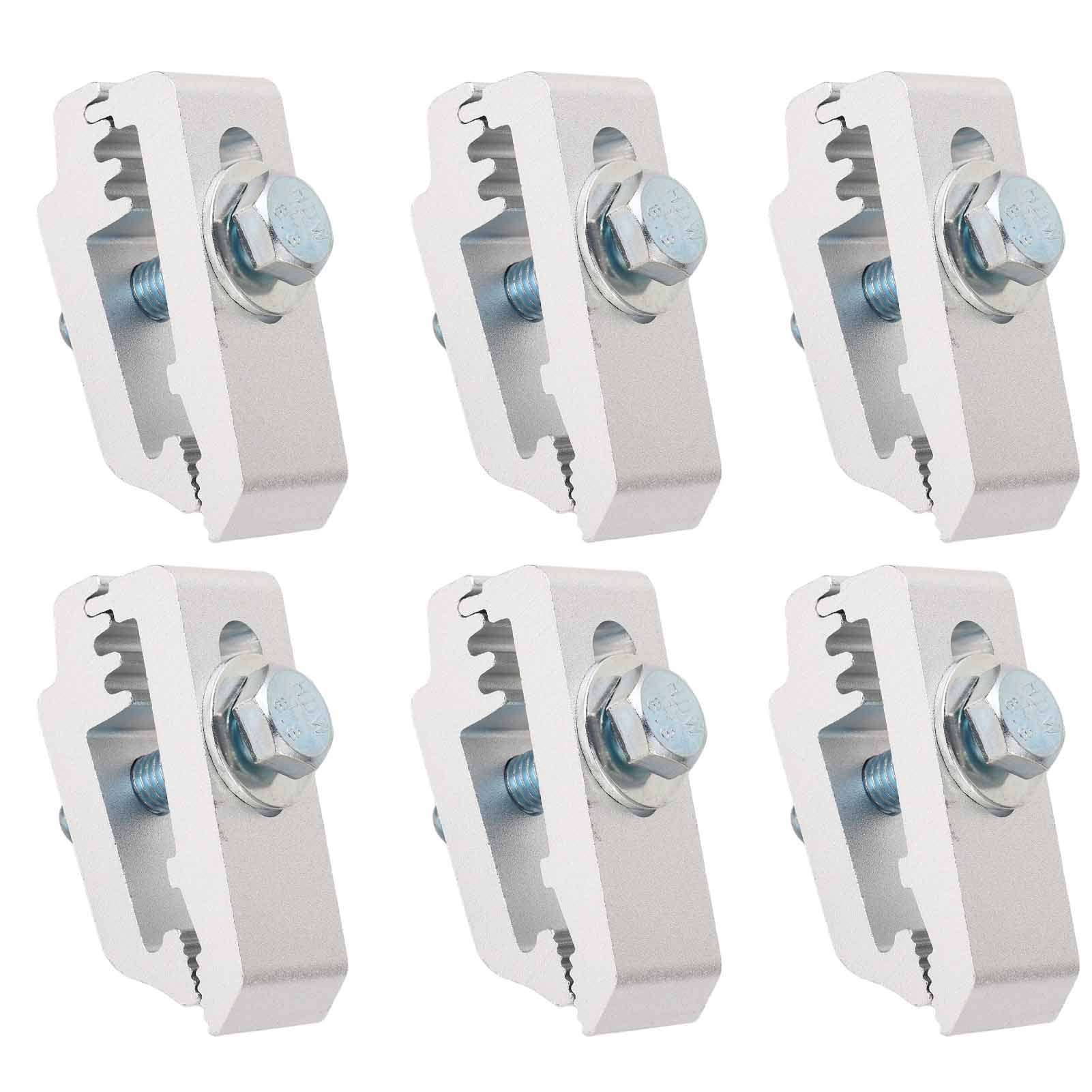 6pcs Truck Bed Cover Clamps 1112514 Aluminum Low Pro Truck Cap Mounting