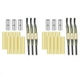 thumbnail image 1 of 6pcs Underground Splice Kit 3 A3C Submersible Pump Line Splice Kit for 10 12 14AWG with 10 Clear Double Wall Heat Shrink, 1 of 6