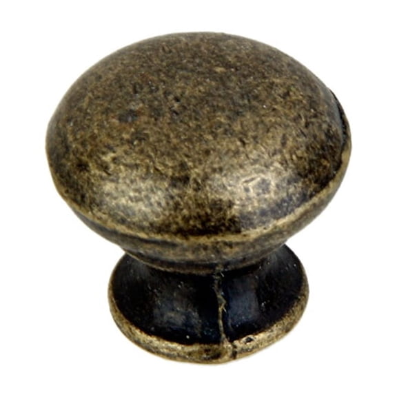 6pcs Vintage Antique Brass Round Knob Door Drawer Dresser Cabinet Pull Handle