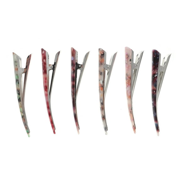 6pcs Vintage Hair Clip Delicate Hairpins Fashion Alligator Clip Duckbill Clip