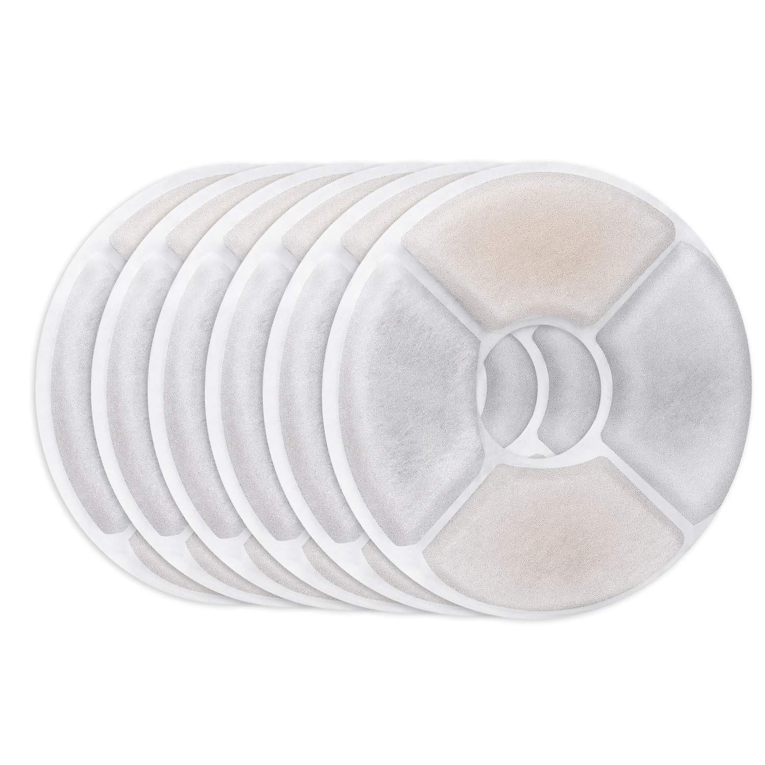 6-Pack Carbon Filters for Stainless Steel Cat Water Fountain
