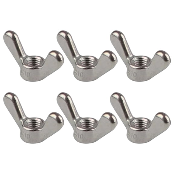 6pcs Wing Nuts Resistant Nut Heavy Duty Fasteners set for Builders