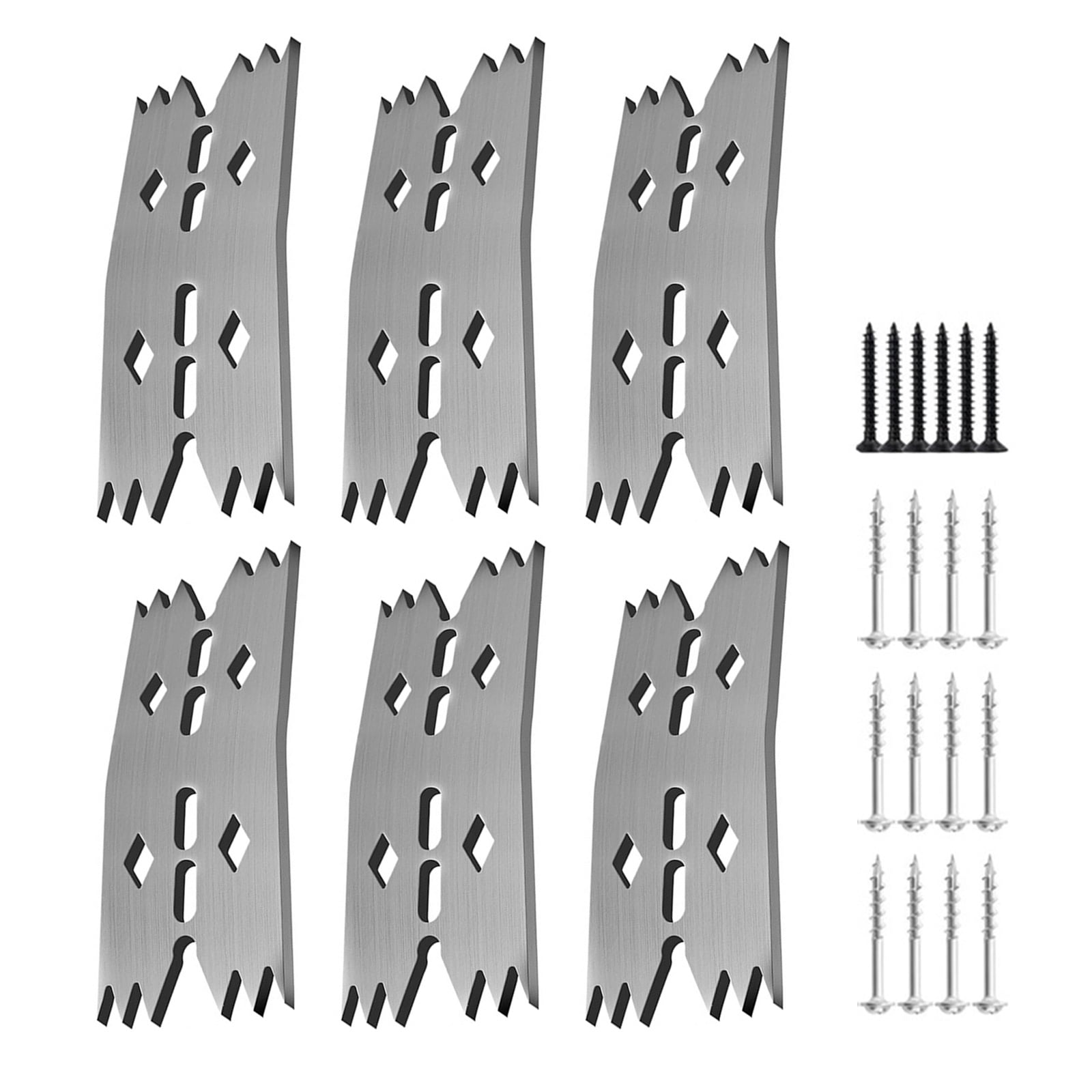 6pcs Woodworking Tools Slab Clamping Dogs for Carpenters and Craft Project Flattening Slabs Benches Dog Hold Down Clamps