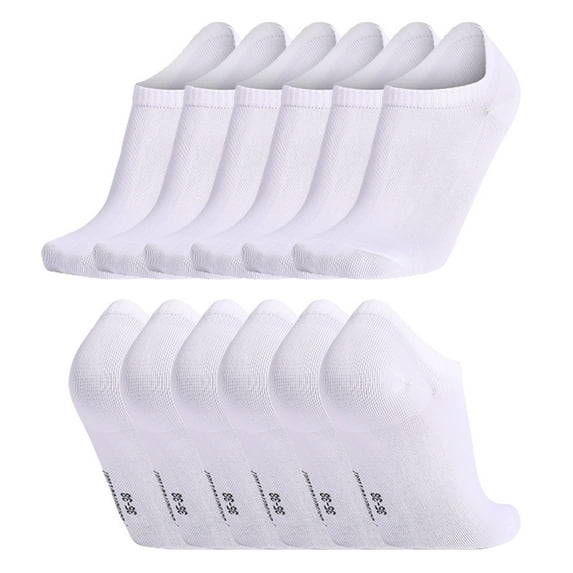 6pcs adult men's and women's thin short tube socks sweat-absorbing breathable running leisure cotton socks sports socks