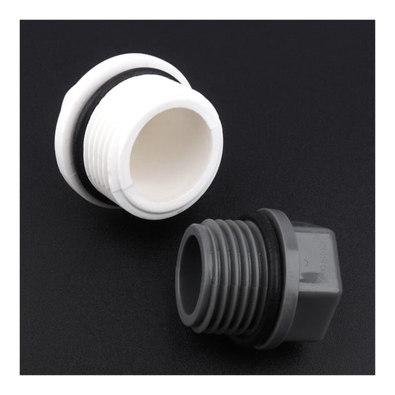 6pcs/lot 1/2" 3/4" 1 Inch Male Thread PVC Pipe Micro Irrigation Fittings Water Pipe Connectors Tube End Caps Screw
--------
,Leak Free Connections