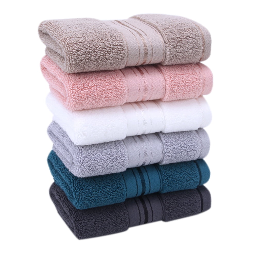 6pcs/packs Super Soft Cotton Bath Towels High Absorbent Quick Drying ...