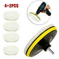 thumbnail image 1 of 6pcs/set 3in Buffing Polishing Pad Car Polisher Drill Wool Wheel Mop Kit, 1 of 7