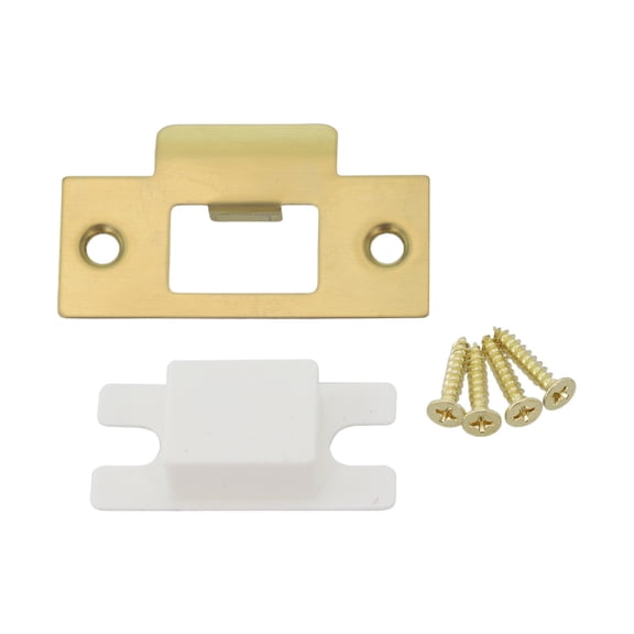 6pcs/set Door Reinforcement Plate With Screws Garage Deadbolt Cover Plate Folded Hinges Cupboard Door Spring Hinges Accessories
