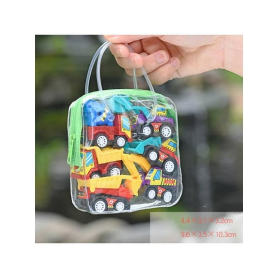 6pcs/set Kids Children Baby Mini Small Truck Vehicle Pull Back Car Boy Girl Toy