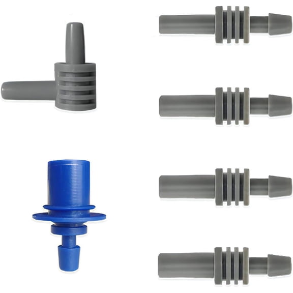6pcs/set Quick Connect Air Hose Adapter Blood Pressure Monitorss Arm Cuff Connector