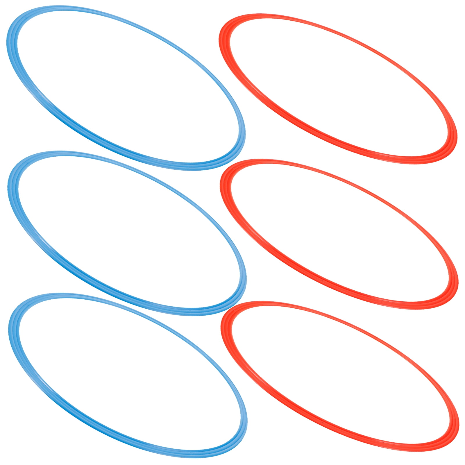 6pcs soccer rings Soccer Agility Rings Agility Hoops Ladder Set Training Rings Sports