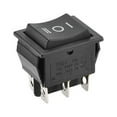 thumbnail image 1 of 6pins 250V/16A Boat Rocker Switch Toggle Switch for Boat Car Marine Plastic Black 1pcs, 1 of 4