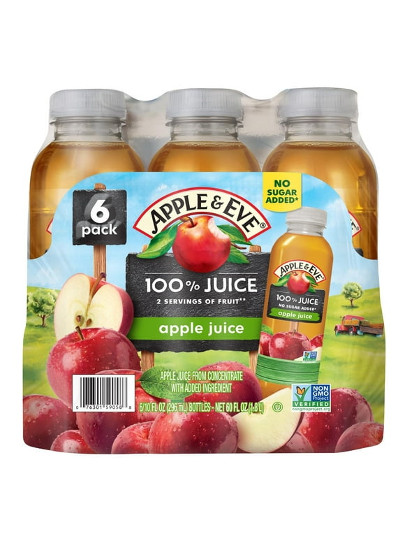 6pk 10oz Apple Juice 100%