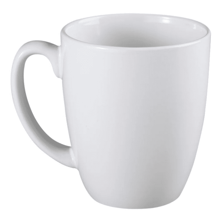 White & Black Plain Coffee Mugs, Coffee mugs