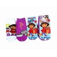thumbnail image 1 of 6pk Nick Jr Dora The Explorer girl's socks (astd design-size 6-8), 1 of 1