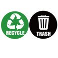 thumbnail image 1 of 6pk Trash Compost Recycle Stickers for Trash Bins | 5" Weatherproof Waste Management Label Sign Decals for Garbage Cans, Yard Waste, and Recycling Bins(C), 1 of 4