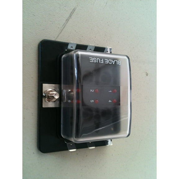 6pole L.e.d Indicating Fuse Block W/cover - Atc Blade Style Fuse Block