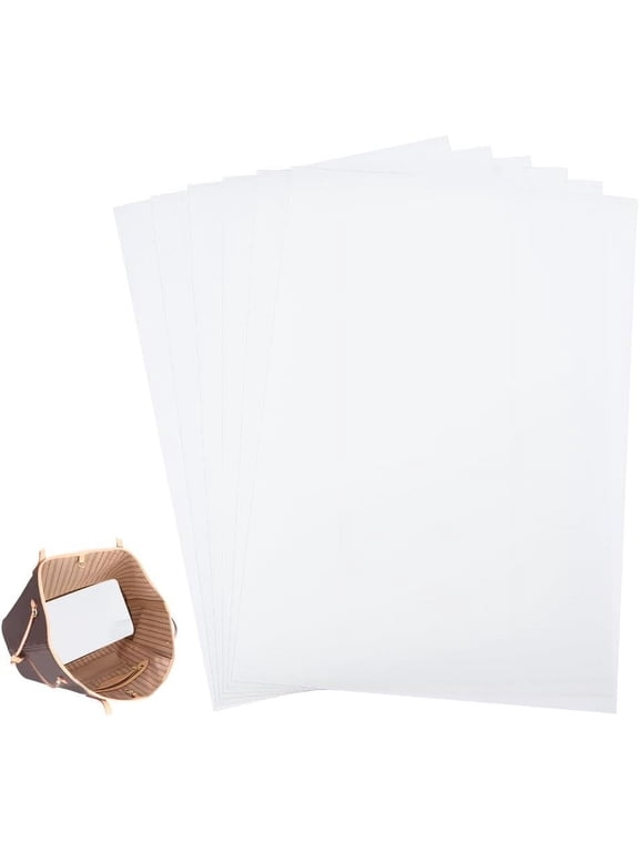 6 pcs 12 x 8 Inch Plastic Rectangle Handbag Base Shaper Purse Bottom Insert Clear Bag Stabilizer Handbag Base Shaper Purse Bottom Insert for DIY Tote Purse Handbag Bottom