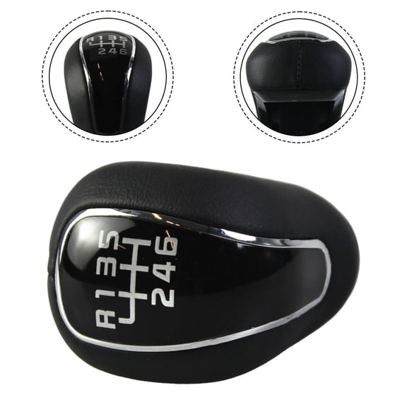 6speed Leather Manual Gear Shift Knob For Kia For Forte For Cerato For K3 12-16
