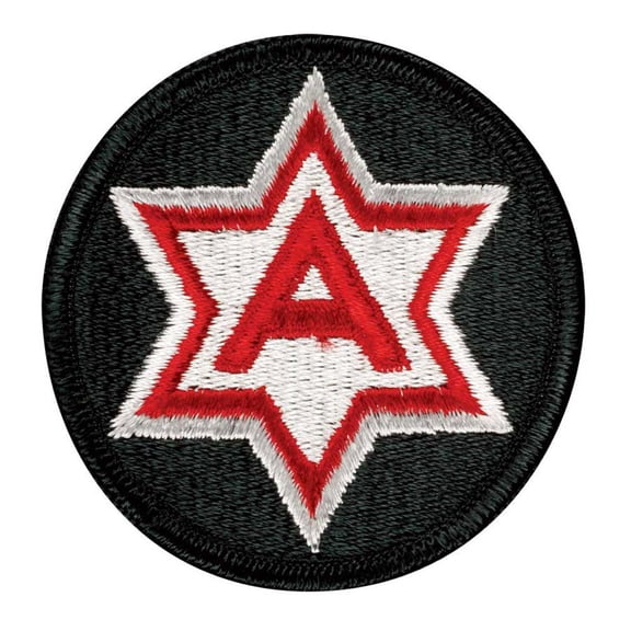 6th Army Patch Color