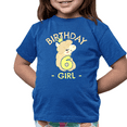 thumbnail image 1 of 6th Birthday Shirt Girls Birthday Shirt Llama 6th Birthday Shirts for Girls Cute Birthday Girl Shirt, 1 of 10