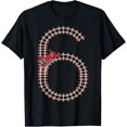 thumbnail image 1 of 6th Birthday Train Railroad Themed Fun 6 Years Old Boy Train T-Shirt, 1 of 4