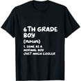 thumbnail image 1 of 6th Grade Boy Definition Funny Back To School Student T-Shirt, 1 of 5
