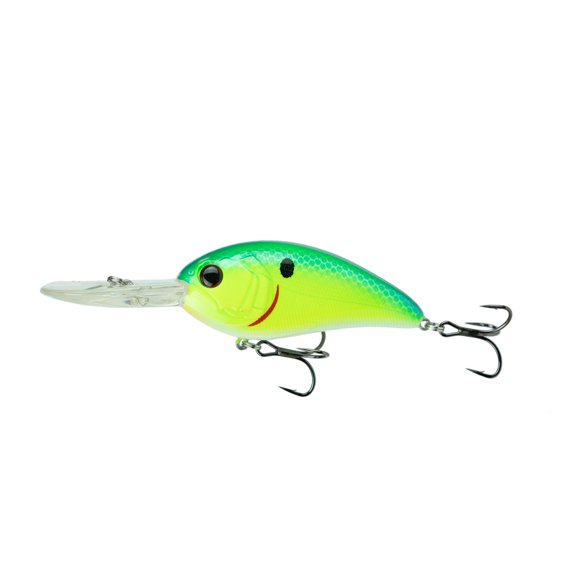 6th Sense Crush DD Crankbait, 400DD (1.30oz.), Blue-Treuse Shad
