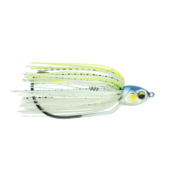 6th Sense Axle Swinging Swim Jig with Free–Swinging EWG Hook, Screw–Lock Design