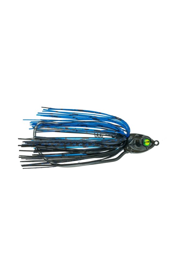 Axle Swinging Swim Jig with Free–Swinging EWG Hook, Screw–Lock Design