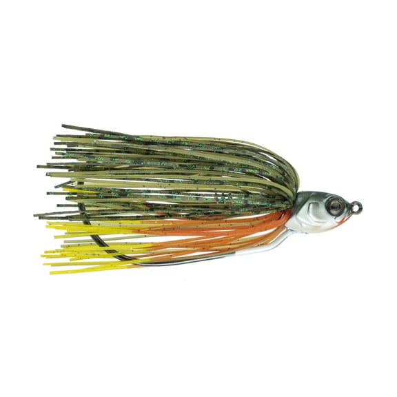 6th Sense Axle Swinging Swim Jig with Free–Swinging EWG Hook, Screw–Lock Design