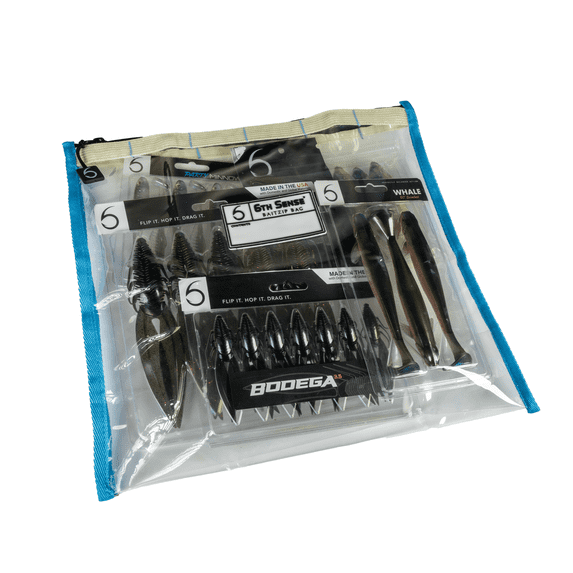 6th Sense – BaitZip Pro Clear Storage Bags, Soft Plastic & Tackle Organizer