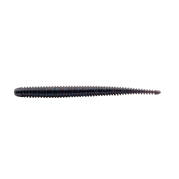6th Sense Bamboosa Soft Stick Bait, 5.3", Plum Fleck