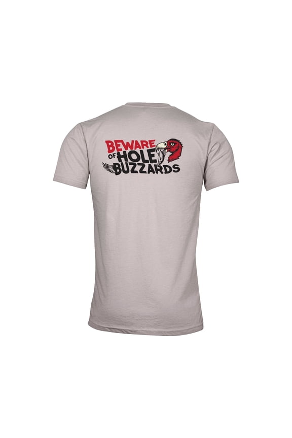 Beware of Hole Buzzards Graphic T Shirt, Athletic Fit Crew Neck Tee, Soft Cotton Poly Blend