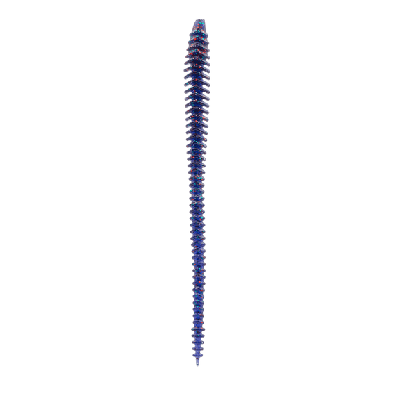 6th Sense Boosa 6.5 Shakey Worm Soft Plastic, Ribbed Body Finesse Worm