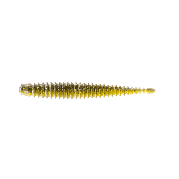 6th Sense – Boosa Ned 3.3 Finesse Soft Plastic Worm, Ribbed Body, Compact Action (8/pk)