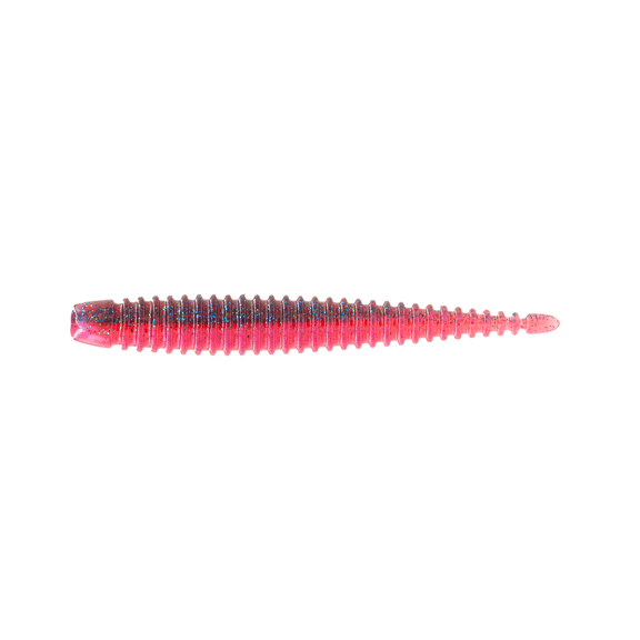6th Sense – Boosa Ned 3.3 Finesse Soft Plastic Worm, Ribbed Body, Compact Action (8/pk)