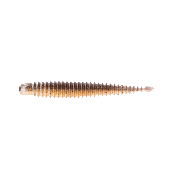 6th Sense – Boosa Ned 3.3 Finesse Soft Plastic Worm, Ribbed Body, Compact Action (8/pk)