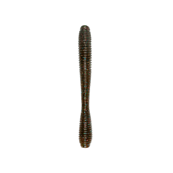 6th Sense Bounce Worm Soft Plastic Bass Fishing Lure, Finesse Worm for Wacky Rig, Neko Rig, Drop Shot, Texas Rig