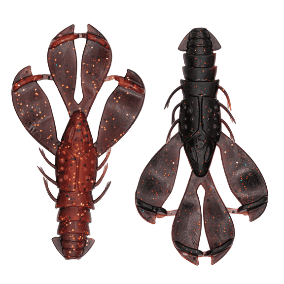 6th Sense Congo Craw 3.8 in Soft Plastic Creature Bait Hybrid Craw Design Bass Fishing Lure 6 Pack Made in USA