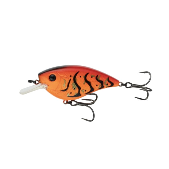 6th Sense – Crush Flat 75X Squarebill Bass Fishing Lure Flat-Sided Crankbait for Shallow Cover