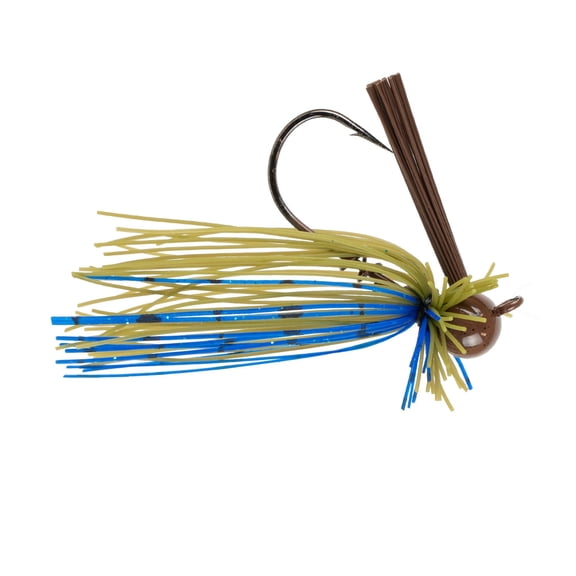 6th Sense Fishing Divine BallHead Finesse Jig - Green Pumpkin Blue