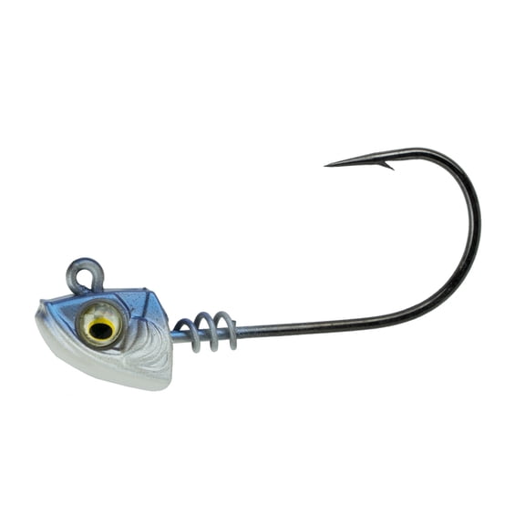6th Sense Divine Swimbait Jig Heads with ScrewLock Keeper and 90 Degree Line Tie Design for Soft Plastic Swimbaits and Bass Fishing