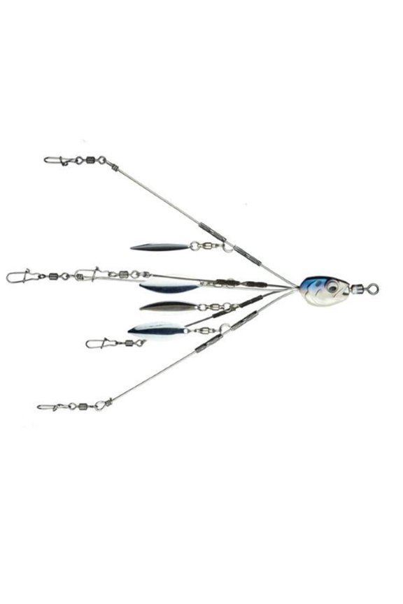 6th Sense Divine Umbrella Rig - 4K Shad Bass Fishing Rig