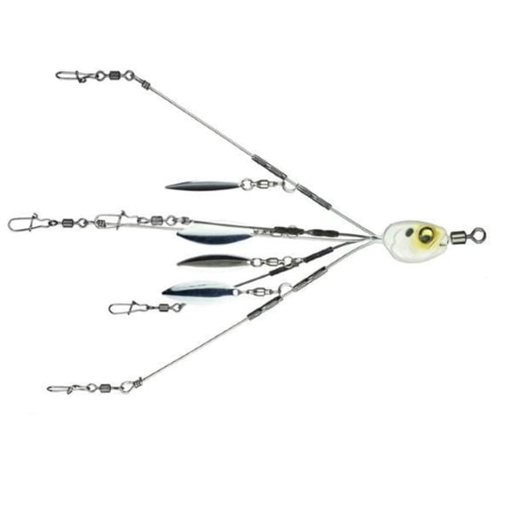 6th Sense Divine Umbrella Rig - Spanish Pearl Bass Fishing Rig