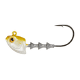 thumbnail image 1 of 6th Sense Finesse Minnow Jig Head with Realistic 3D Head 90 Degree Line Tie Secure Keeper and Finesse Hook Design, 1 of 6