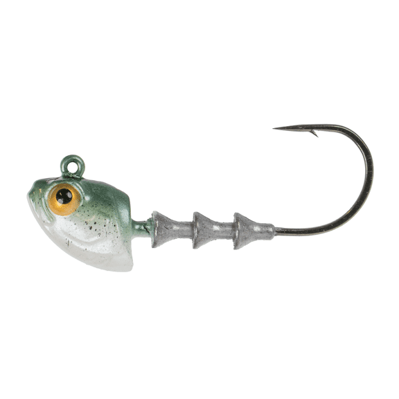 6th Sense Finesse Minnow Jig Head – Realistic 3D Head with 90° Line Tie, Secure Keeper, and Finesse Hook Design